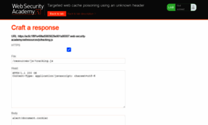 Ac6c1f8f1e49fad5805629e901a90007.web-security-academy.net thumbnail