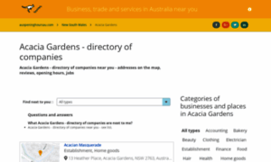 Acacia-gardens-nsw.auopeninghoursau.com thumbnail