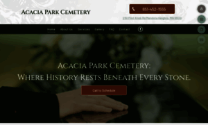 Acaciaparkcemetery.org thumbnail