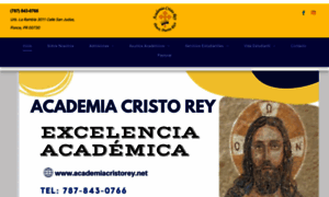 Academiacristorey.net thumbnail