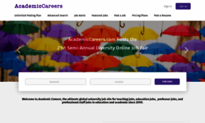 Academiccareers.com thumbnail