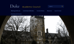 Academiccouncil.duke.edu thumbnail