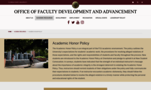 Academichonor.fsu.edu thumbnail