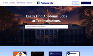 Academicjobstoday.com thumbnail