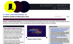 Academiclibrariesofindiana.org thumbnail