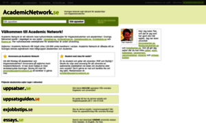 Academicnetwork.se thumbnail