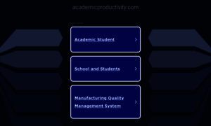 Academicproductivity.com thumbnail