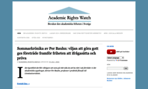 Academicrightswatch.se thumbnail