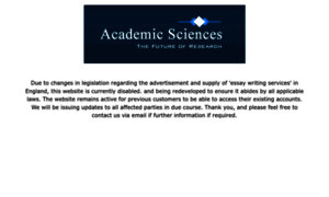 Academicsciences.co.uk thumbnail