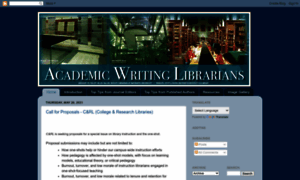 Academicwritinglibrarian.blogspot.com thumbnail