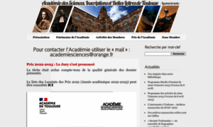 Academie-sciences-lettres-toulouse.fr thumbnail