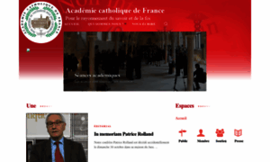 Academiecatholiquedefrance.fr thumbnail