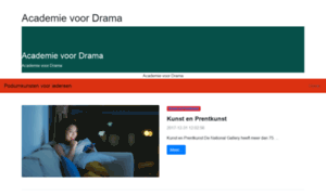 Academievoordrama.nl thumbnail