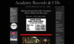 Academy-records.com thumbnail