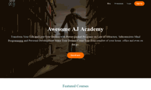 Academy.awesomeaj.com thumbnail