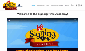 Academy.signingtime.com thumbnail