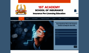 Academyinsuranceschools.com thumbnail