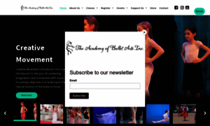 Academyofballetarts.org thumbnail