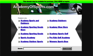 Academyofsports.com thumbnail