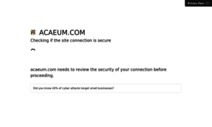 Acaeum.com thumbnail