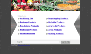 Acaiberryproducts.info thumbnail