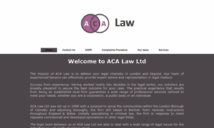 Acalaw.co.uk thumbnail