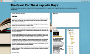 Acappellaquest.blogspot.com thumbnail