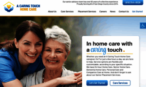 Acaringtouchhomecare.com thumbnail