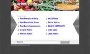 Acayberry.info thumbnail