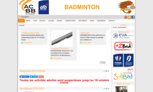 Acbb-badminton.fr thumbnail