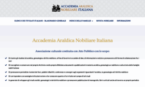 Accademiaaraldicanobiliare.com thumbnail