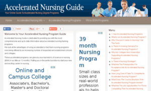 Acceleratednursingguide.com thumbnail