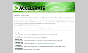Accelerateproject.eu thumbnail