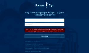 Acceptatie.parnassys.net thumbnail