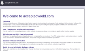 Acceptedworld.com thumbnail
