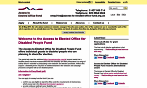 Access-to-elected-office-fund.org.uk thumbnail