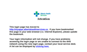 Access.albertahealthservices.ca thumbnail