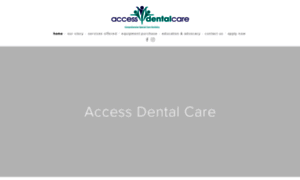 Accessdentalcare.org thumbnail