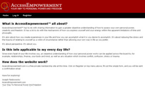 Accessempowerment.tv thumbnail