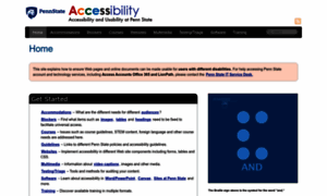 Accessibility.psu.edu thumbnail