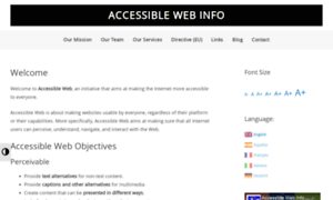 Accessibleweb.info thumbnail