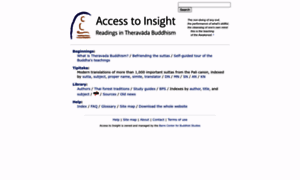 Accesstoinsight.org thumbnail