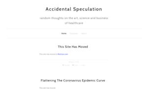 Accidentalspeculation.com thumbnail