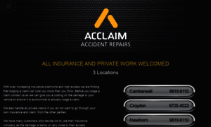 Acclaimaccident.com.au thumbnail