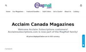 Acclaimsubscriptions.ca thumbnail