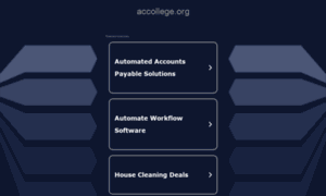 Accollege.org thumbnail