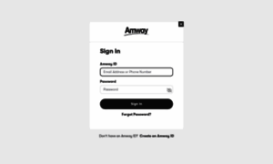 Account.amway.com thumbnail
