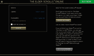 Account.elderscrollsonline.com thumbnail