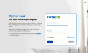 Account.execulink.com thumbnail