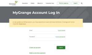 Account.grangeinsurance.com thumbnail